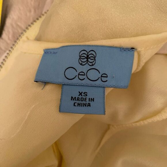 CeCe Yellow Blouse - Women's XS - Picture 8 of 10